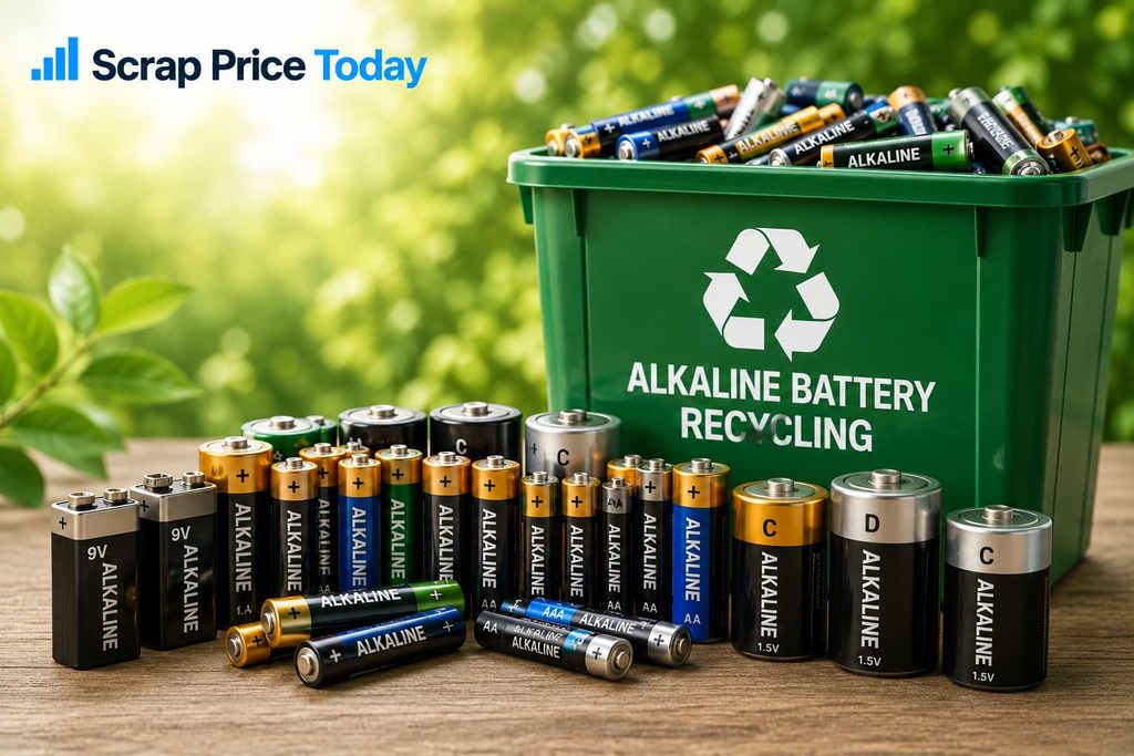 Alkaline Battery Recycling | Scrap Price Today