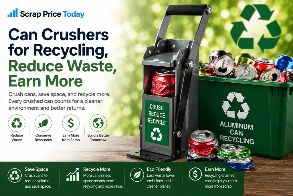 Can Crushers for Recycling | Scrap Price Today