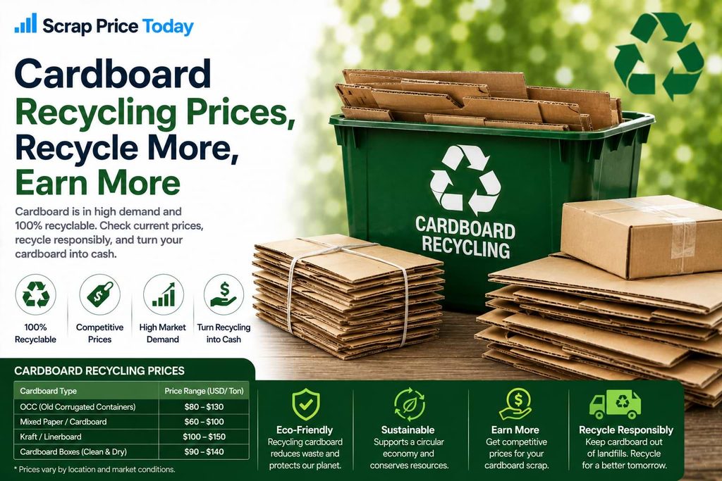 Cardboard Recycling Prices | Scrap Price Today