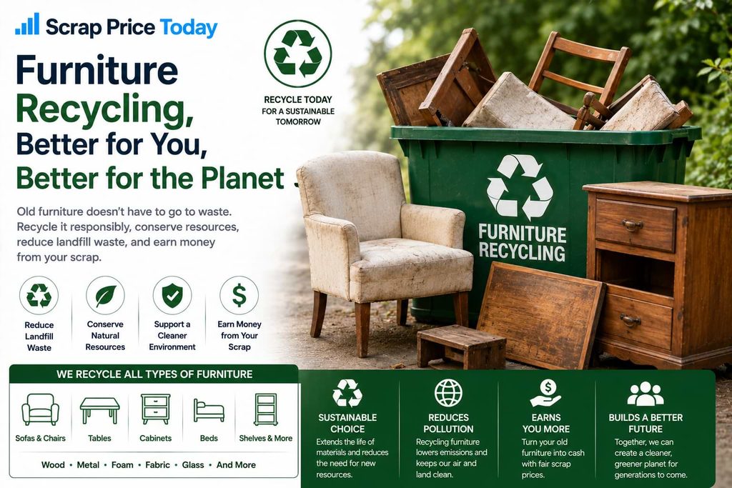 Furniture Recycling | Scrap Price Today