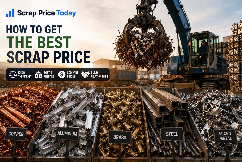 How to get the best scrap price by sorting scrap comparing prices and knowing the market