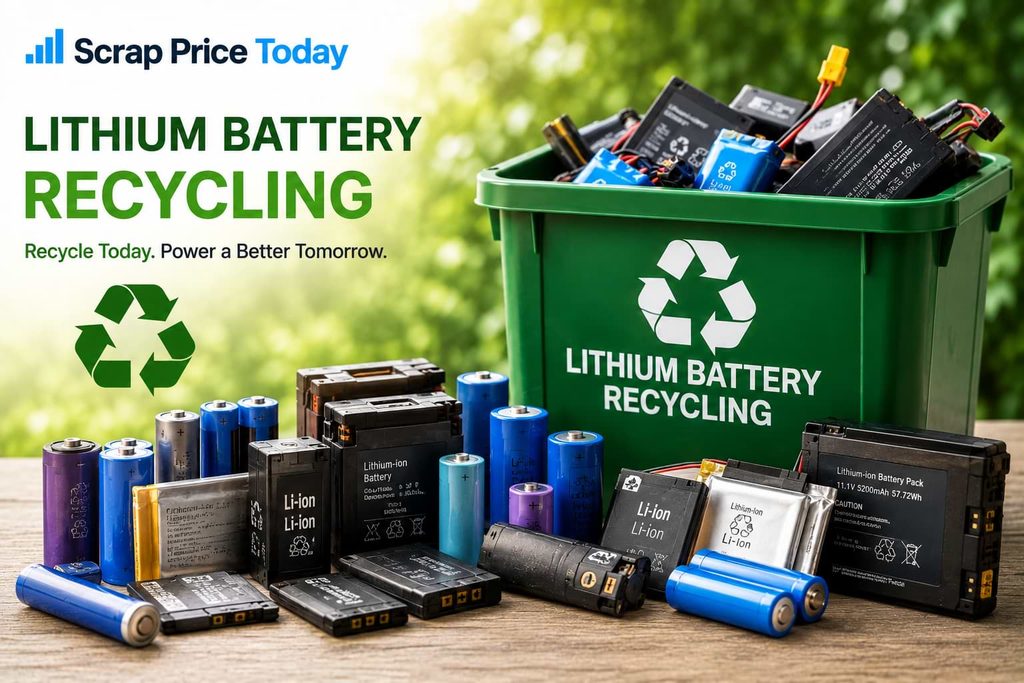 Lithium Battery Recycling | Scrap Price Today