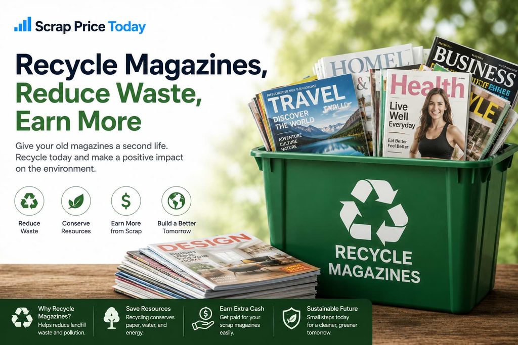Recycle Magazines | Paper Recycling | Scrap Price Today