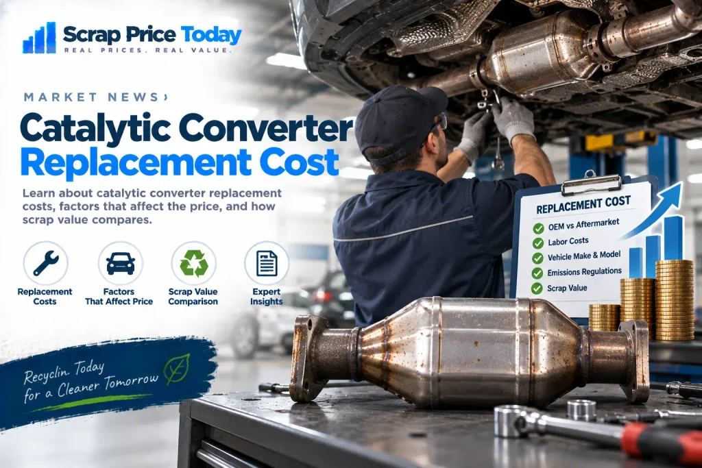 Scrap Price Today | Catalytic Converter Replacement Cost