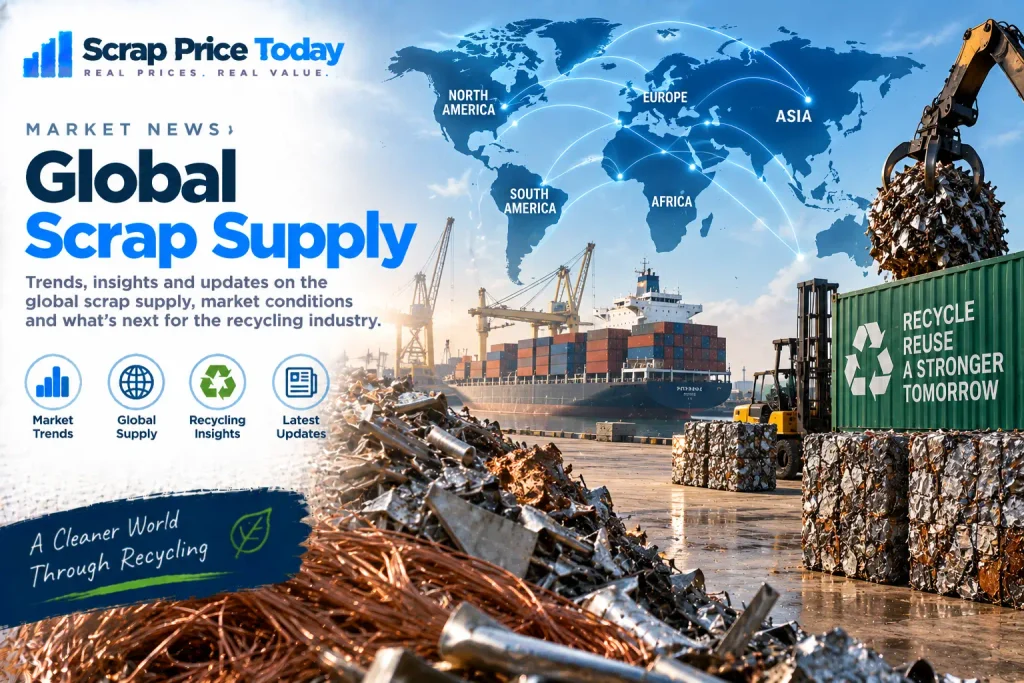 Scrap Price Today global scrap supply market and recycling industry