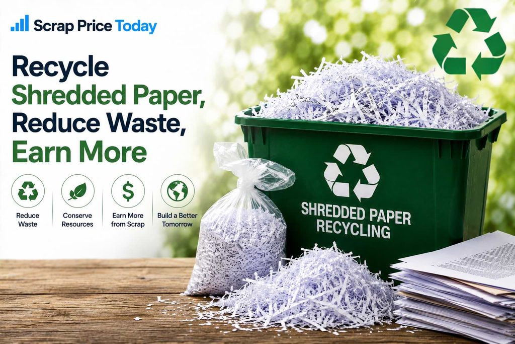 Shredded Paper Recycling | Scrap Price Today