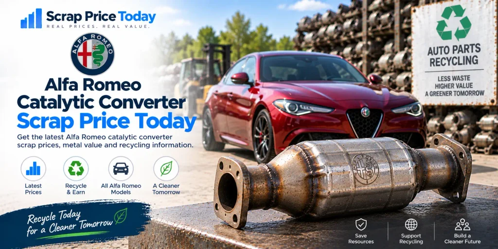 Scrap Price Today Alfa Romeo catalytic converter scrap price and recycling value