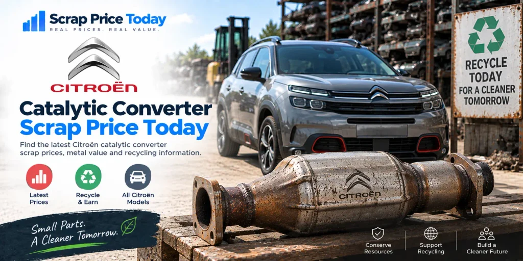 Scrap Price Today Citroën catalytic converter scrap price and recycling value